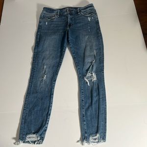 Abercrombie and Fitch ankle low rise jeans